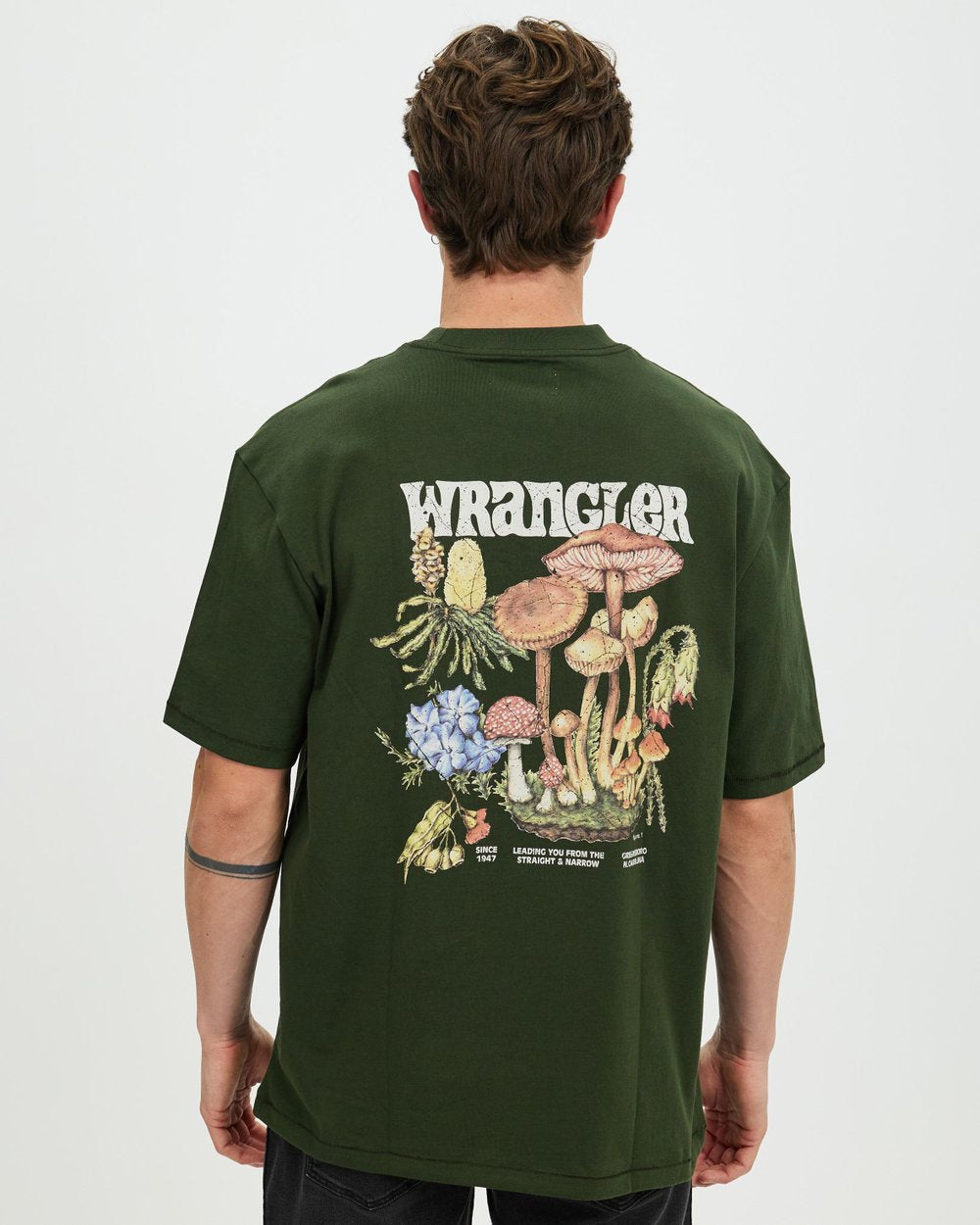 Wrangler Botanical slacker tee
