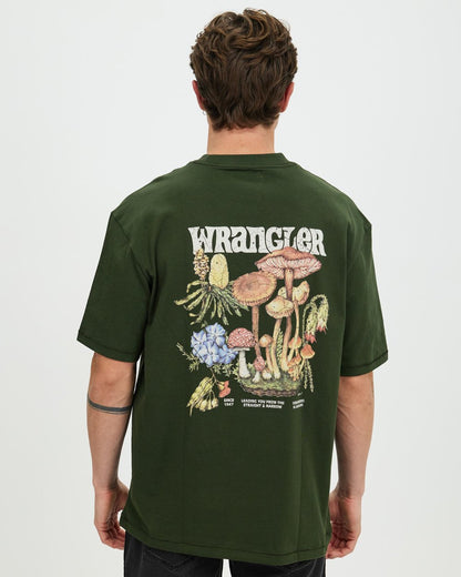 Wrangler Botanical slacker tee