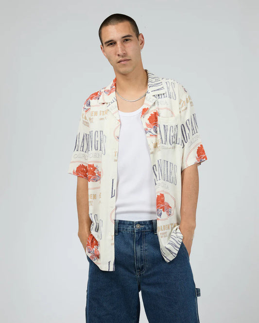 St Goliath Golden State ss shirt white