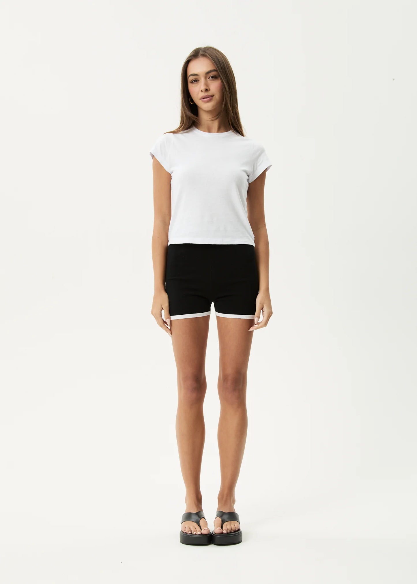 Set Fire - Knit Short - Black / White