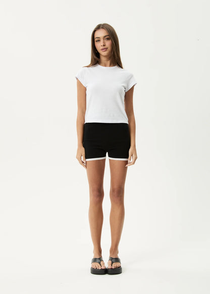 Set Fire - Knit Short - Black / White