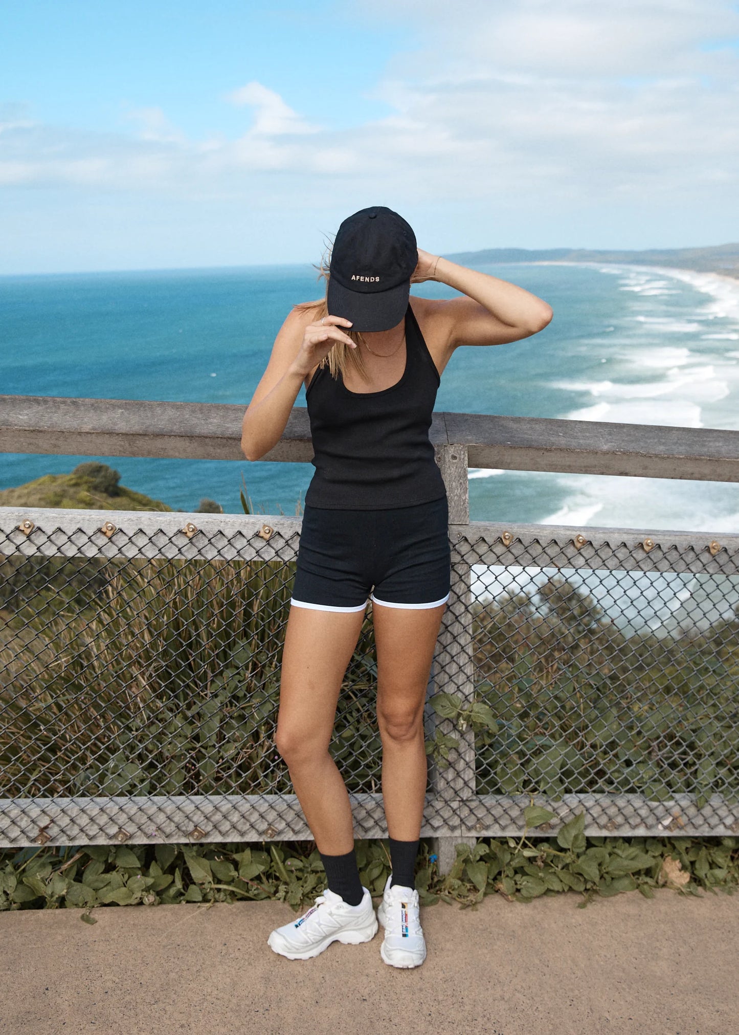 Set Fire - Knit Short - Black / White
