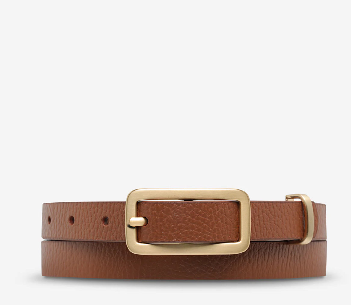Status Anxiety Muse Belt Tan/Gold