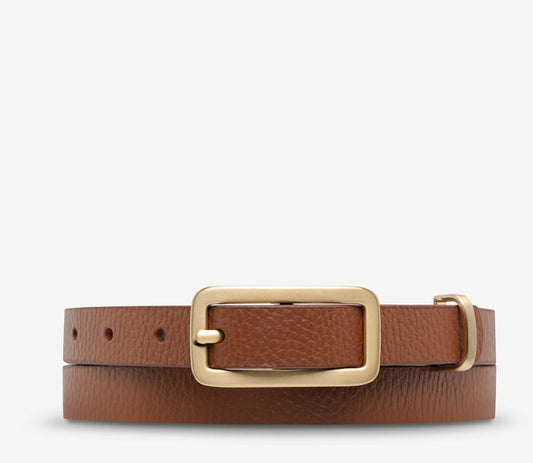 Status Anxiety Muse Belt Tan/Gold