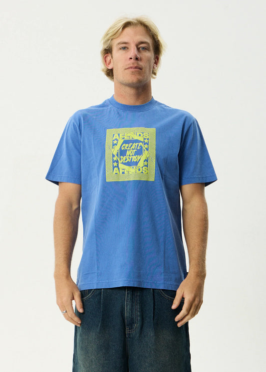 Painter - Retro Tee - Washed Marina