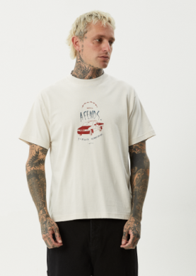 Trayback - Boxy Tee - Moonbeam