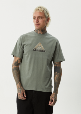 Embossed - Retro Tee - Washed Sycamore