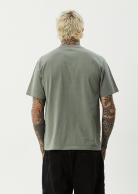 Embossed - Retro Tee - Washed Sycamore