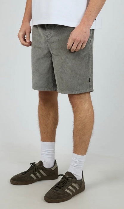 CORD SHORT grey