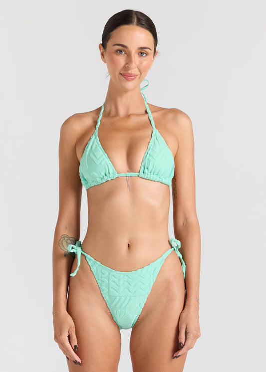 MAI TAI STRING TIE TOP mint