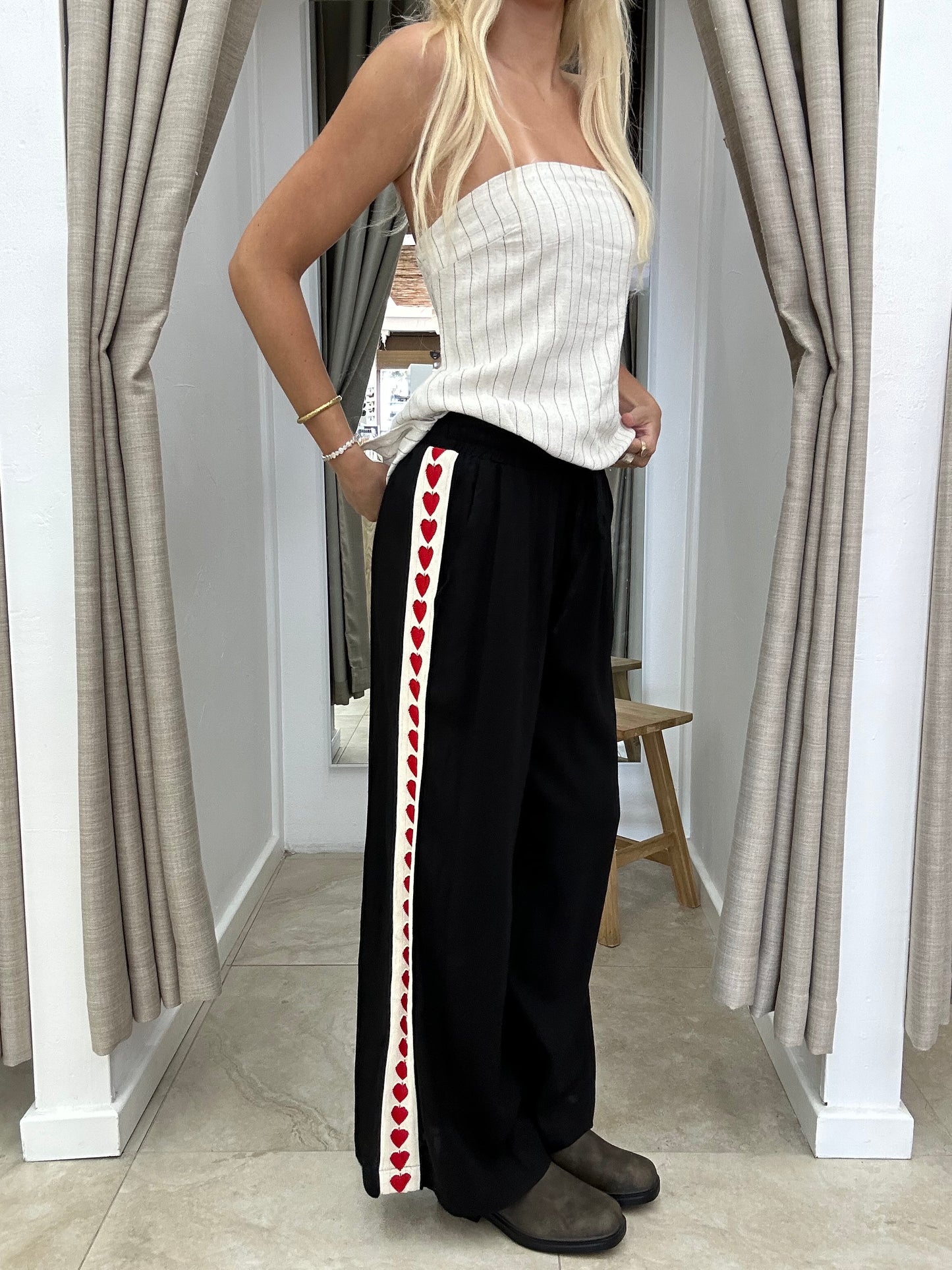 Red Heart Racing Pant - Black