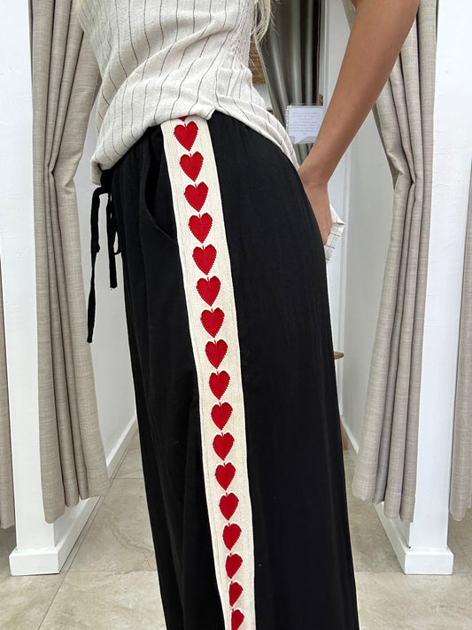 Red Heart Racing Pant - Black