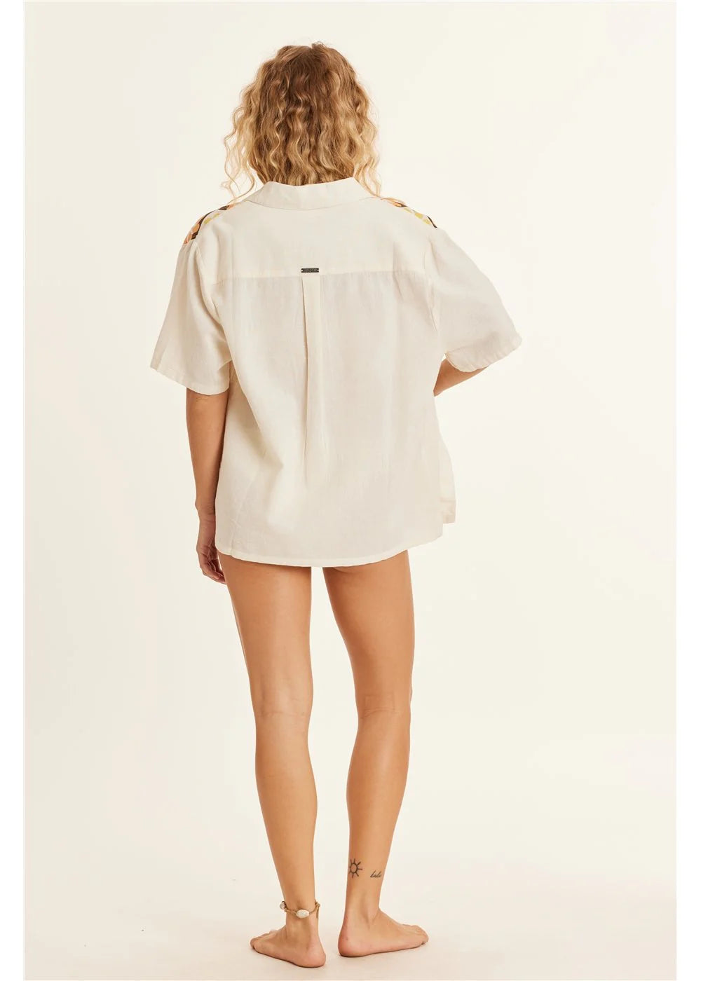 IN THE FIELDS SS WOVEN TOP-SES