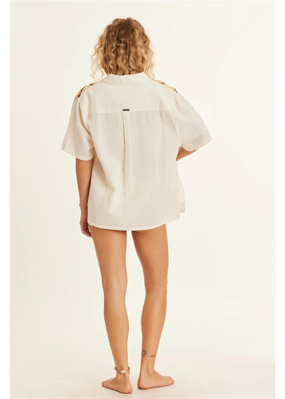 IN THE FIELDS SS WOVEN TOP-SES