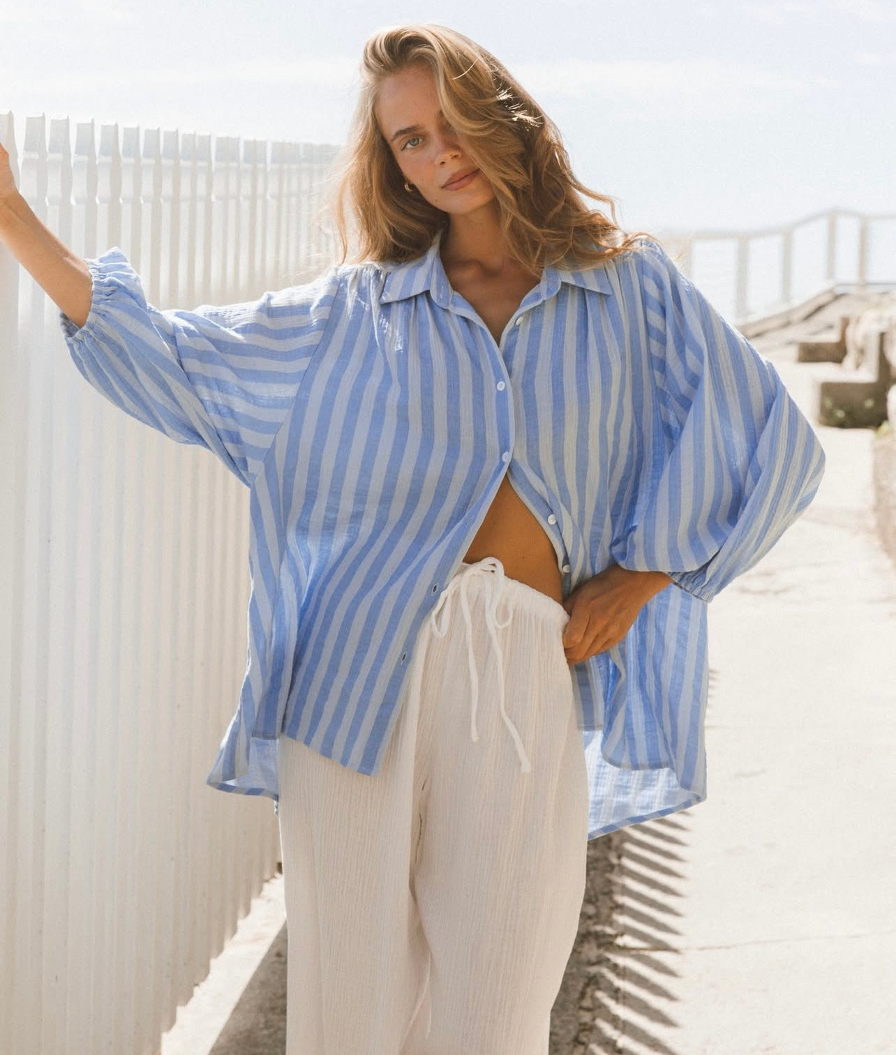 Light & Dark Blue Stripe Shirt