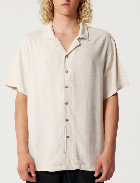 ERNIE RESORT SHIRT oatmeal