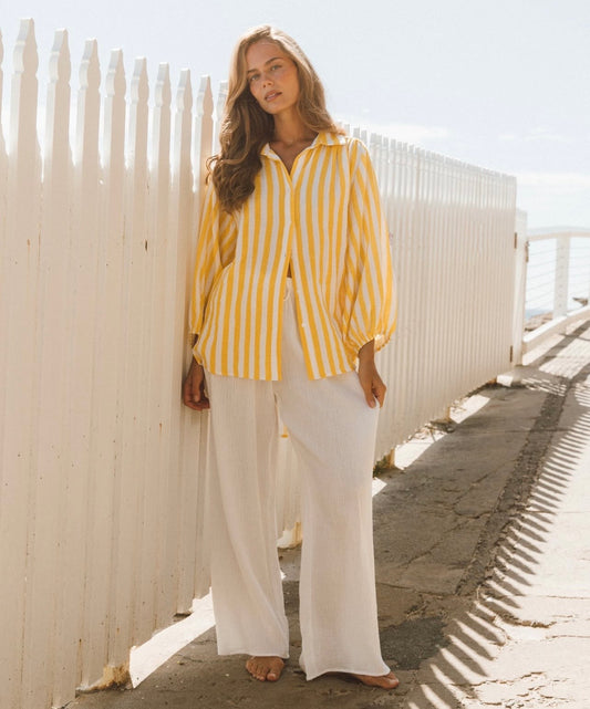 Yellow Stripe Shirt