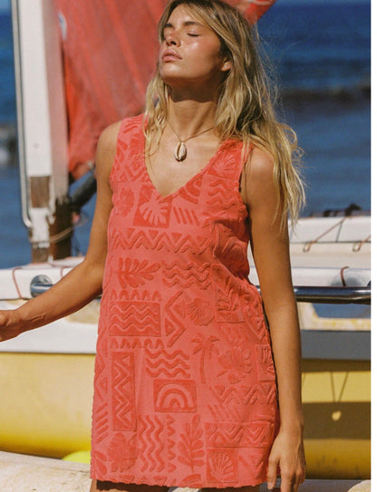 MAI TAI V TUNIC DRESS tangelo