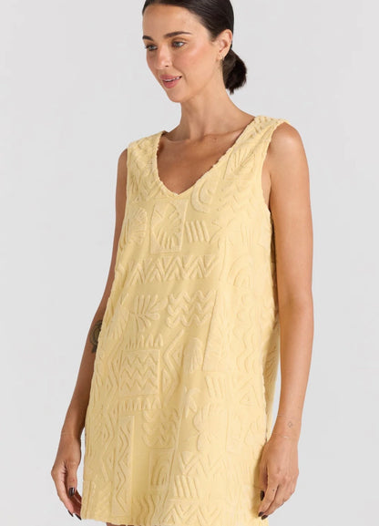 MAI TAI V TUNIC DRESS banana
