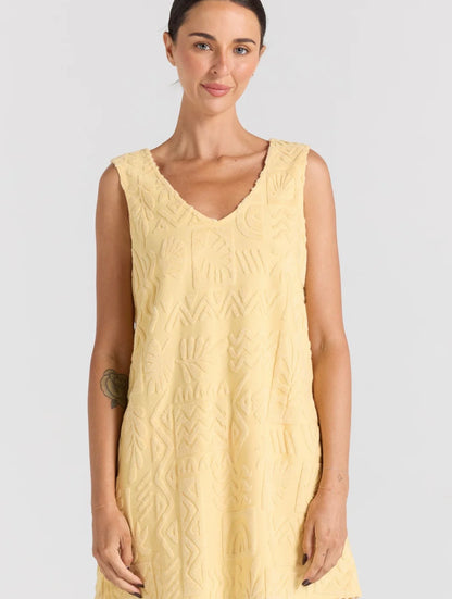 MAI TAI V TUNIC DRESS banana