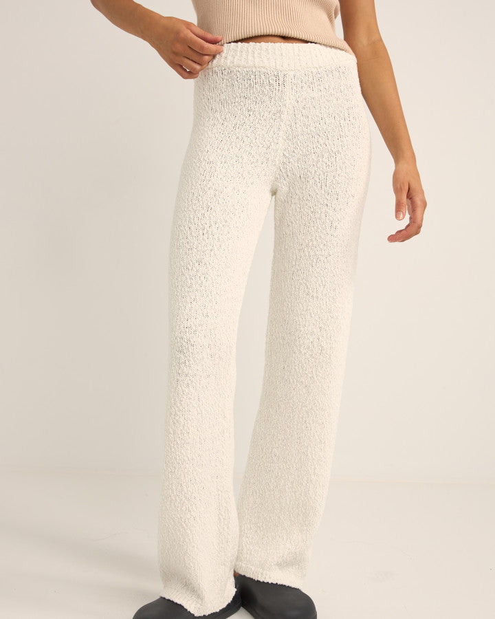 ADELE KNIT PANT WHITE