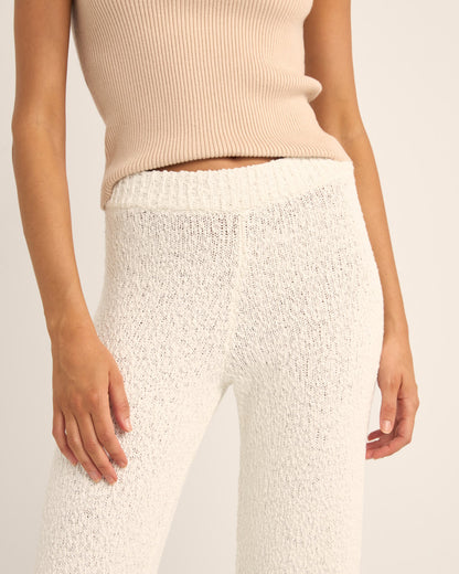 ADELE KNIT PANT WHITE