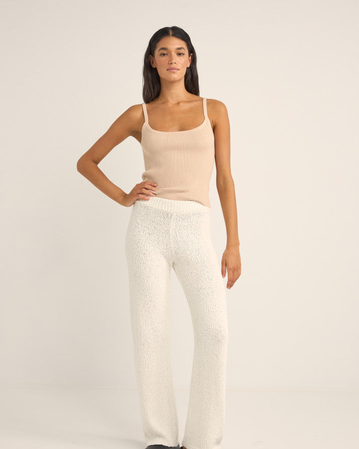 ADELE KNIT PANT WHITE