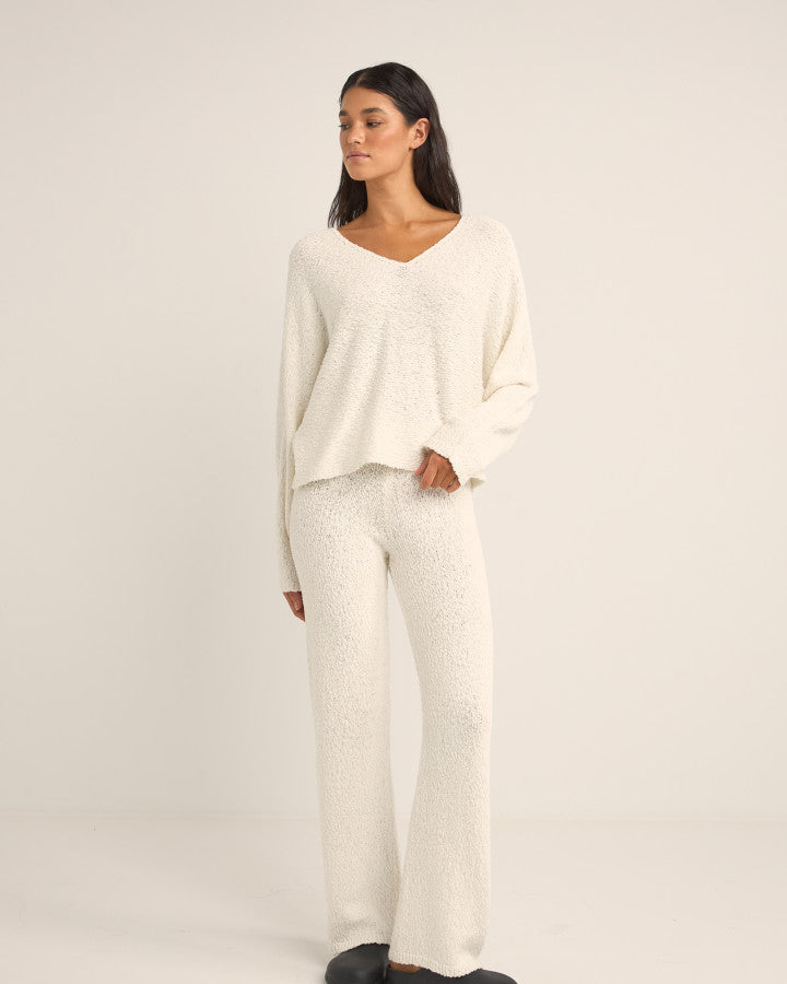 ADELE KNIT PANT WHITE