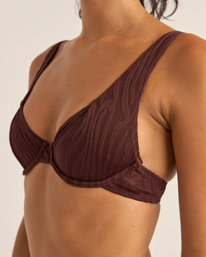 AMAZON PANELLED UNDERWIRE TOP