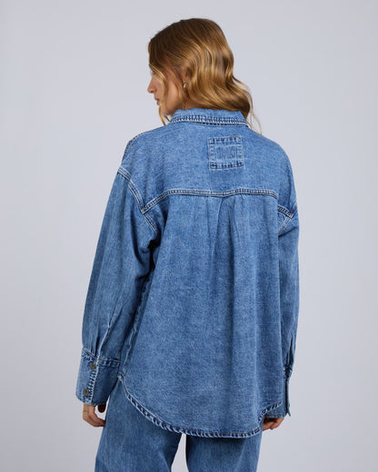 ASTER SHIRT mid blue