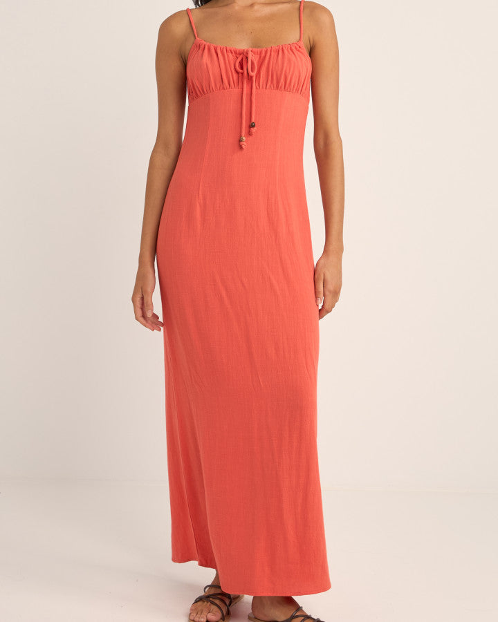 AUSTIN GATHERED MAXI DRESS