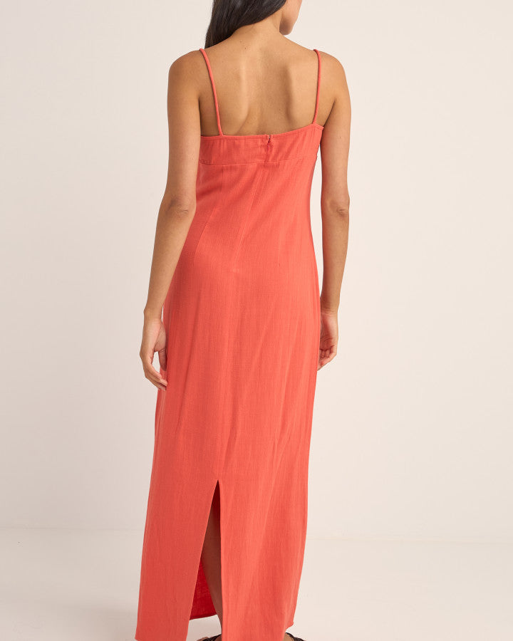 AUSTIN GATHERED MAXI DRESS