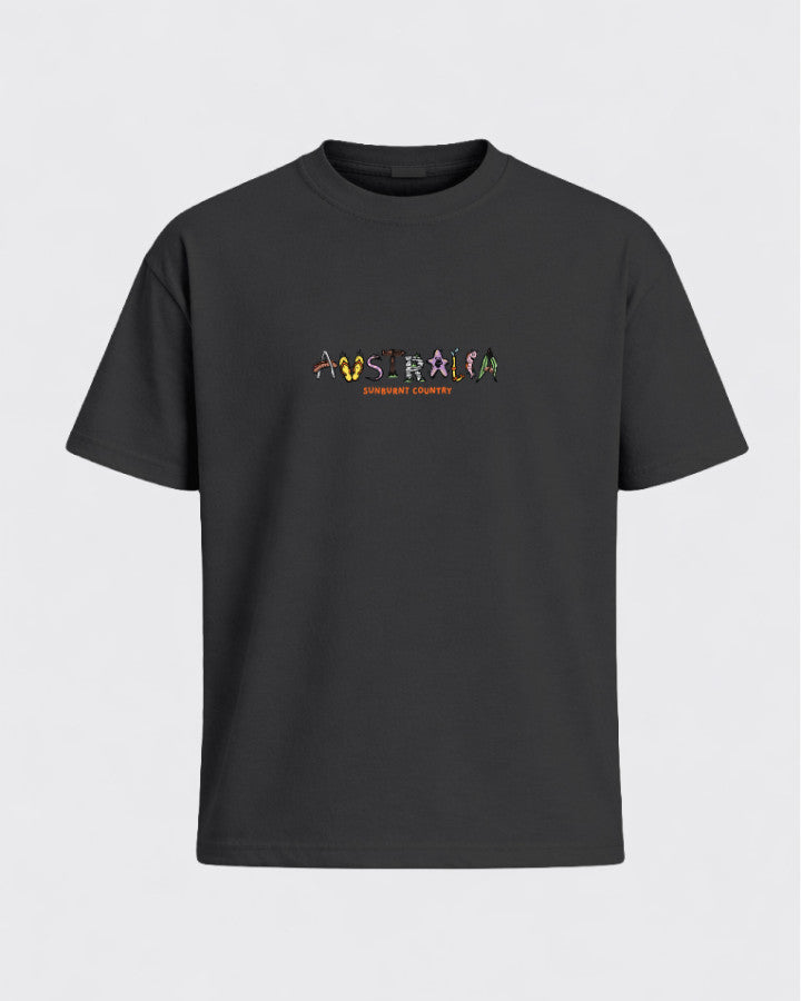AUSTRALIA TEE blk