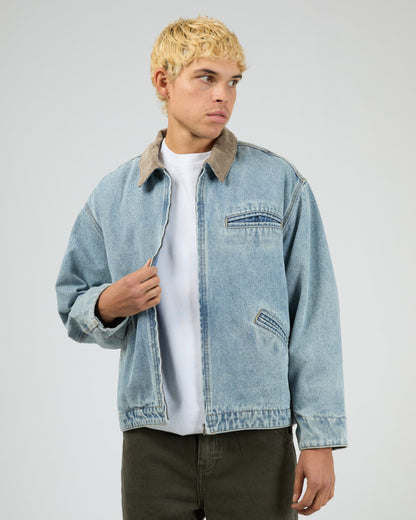 BARN JACKET bleached blue