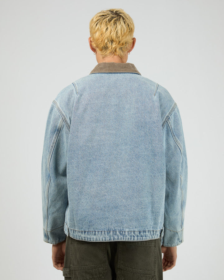 BARN JACKET bleached blue