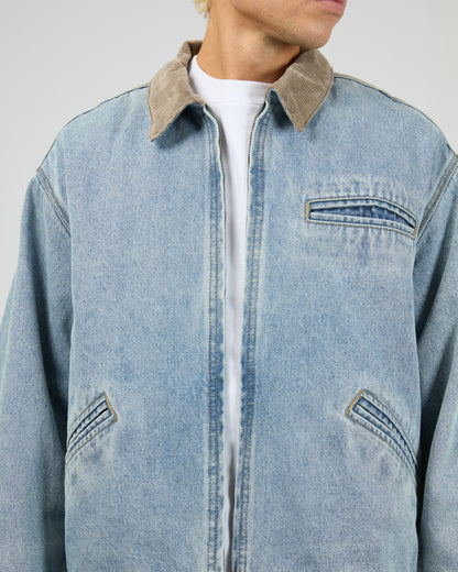 BARN JACKET bleached blue