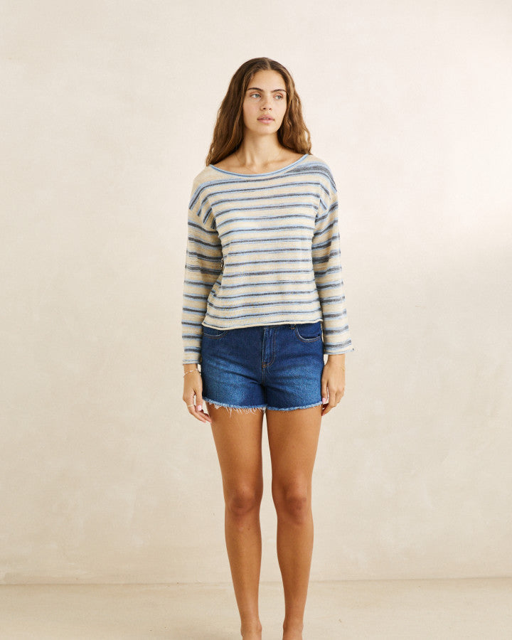 BELLE KNIT blue