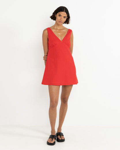BELLE MINI DRESS RED