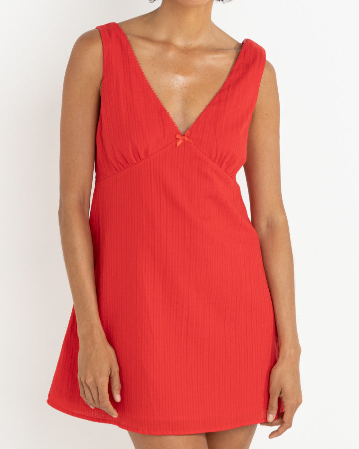 BELLE MINI DRESS RED