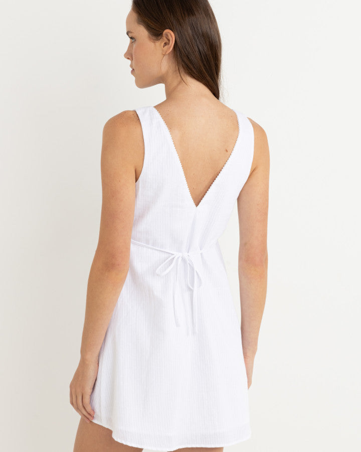 BELLE MINI DRESS  WHITE
