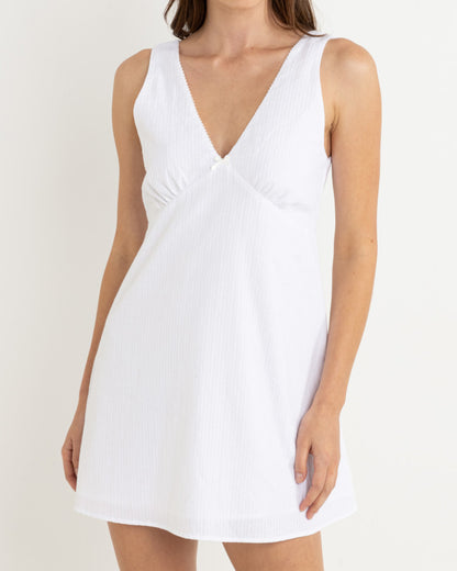 BELLE MINI DRESS  WHITE