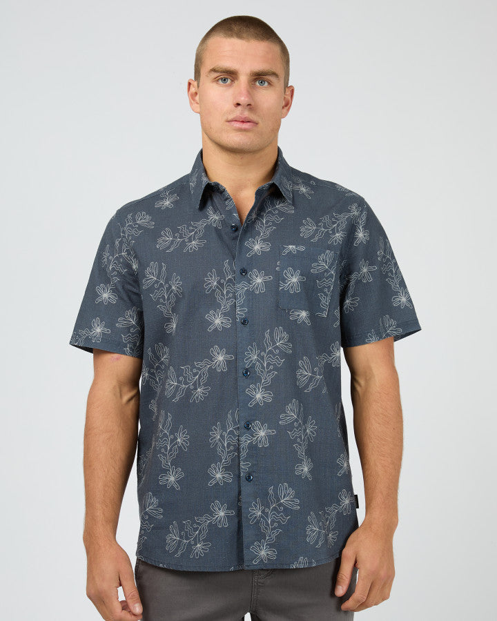 BLACKGATE S/S SHIRT navy