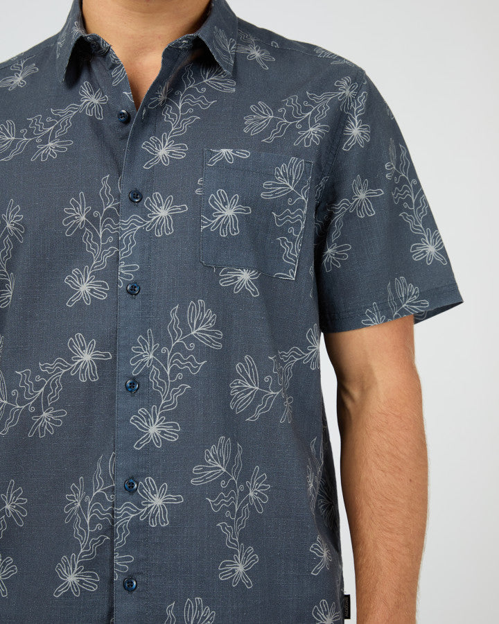 BLACKGATE S/S SHIRT navy