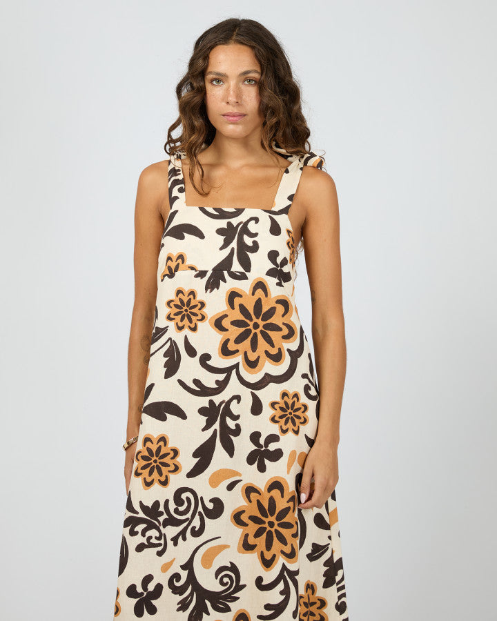 BLOOM MAXI DRESS print
