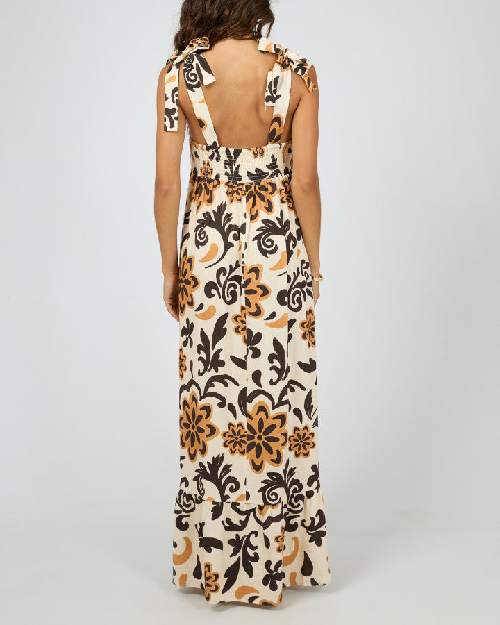BLOOM MAXI DRESS print