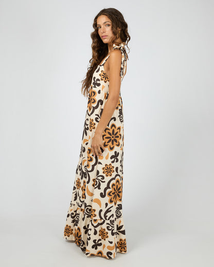 BLOOM MAXI DRESS print