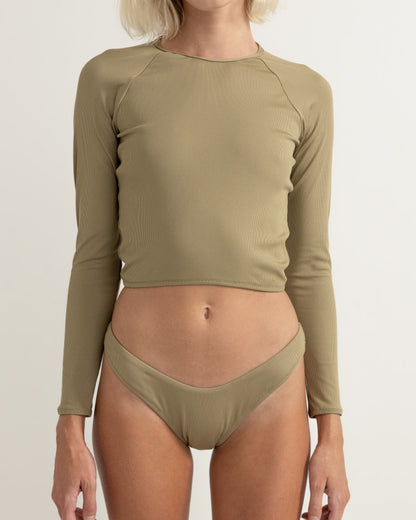 BONSAI RIB LS SURF SHIRT sage