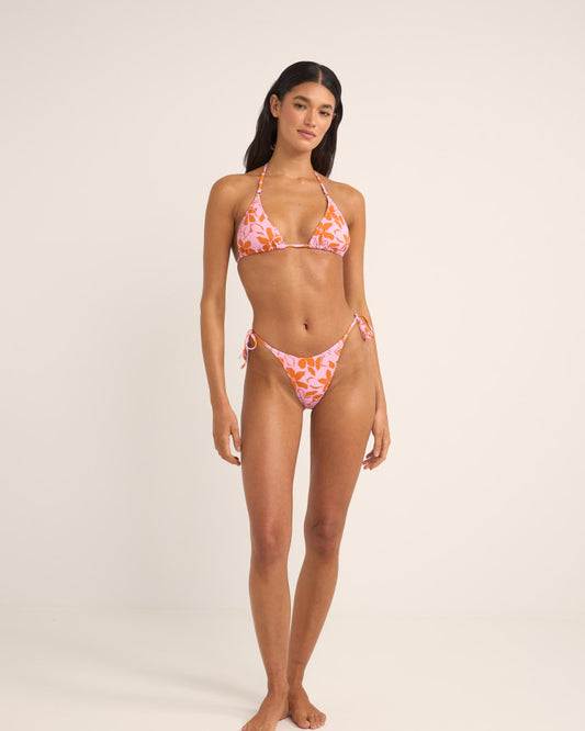 BORA BORA FLORAL SLIDE TRI TOP