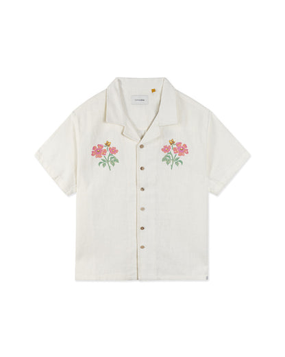 BOUQUET SS RESORT SHIRT white