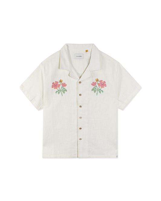 BOUQUET SS RESORT SHIRT white
